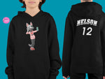 Load image into Gallery viewer, myTABBY | I LOVE LONDON | Personalised Name on back of Boys &amp; Girls Hoodie Unisex | Kids Fashion
