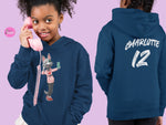 Load image into Gallery viewer, myTABBY | I LOVE LONDON | Personalised Name on back of Boys &amp; Girls Hoodie Unisex | Kids Fashion
