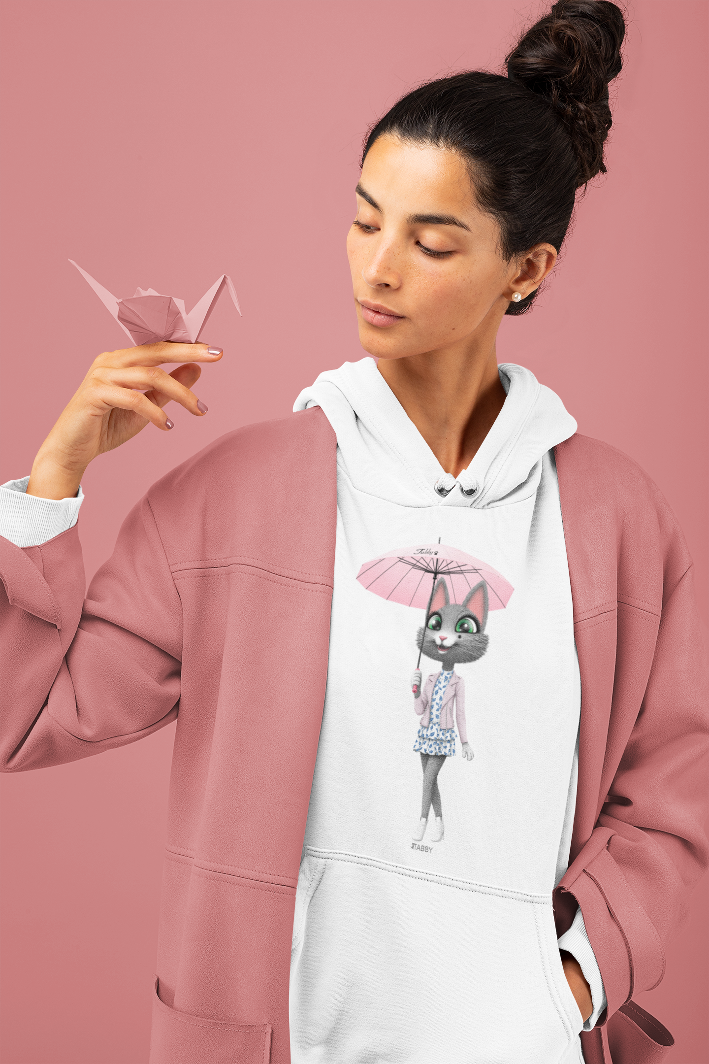 myTabby Cat College Hoodie | UMBRELLA | Unisex Hoodie | Unique Gift