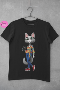 myTABBY Cat Premium T-Shirt | AFRICAN STYLE| Unisex T-Shirt  | Unique Gift