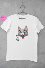 Load image into Gallery viewer, myTABBY Cat Premium T-Shirt | HEART | Unisex T-Shirt  | Unique Gift
