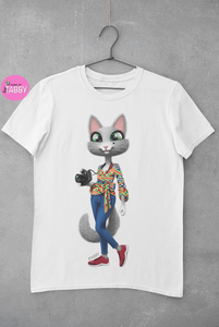 myTABBY Cat Premium T-Shirt | AFRICAN STYLE| Unisex T-Shirt  | Unique Gift