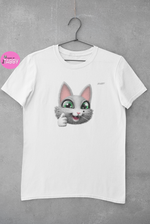 Load image into Gallery viewer, myTABBY Cat Premium T-Shirt | THUMBS UP | Unisex T-Shirt  | Unique Gift
