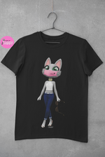 Load image into Gallery viewer, myTABBY Cat Premium T-Shirt | SUNGLASS &amp; FACE MASK | Unisex T-Shirt  | Unique Gift
