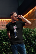 Load image into Gallery viewer, myTABBY Cat Premium T-Shirt | SUNGLASS &amp; FACE MASK | Unisex T-Shirt  | Unique Gift
