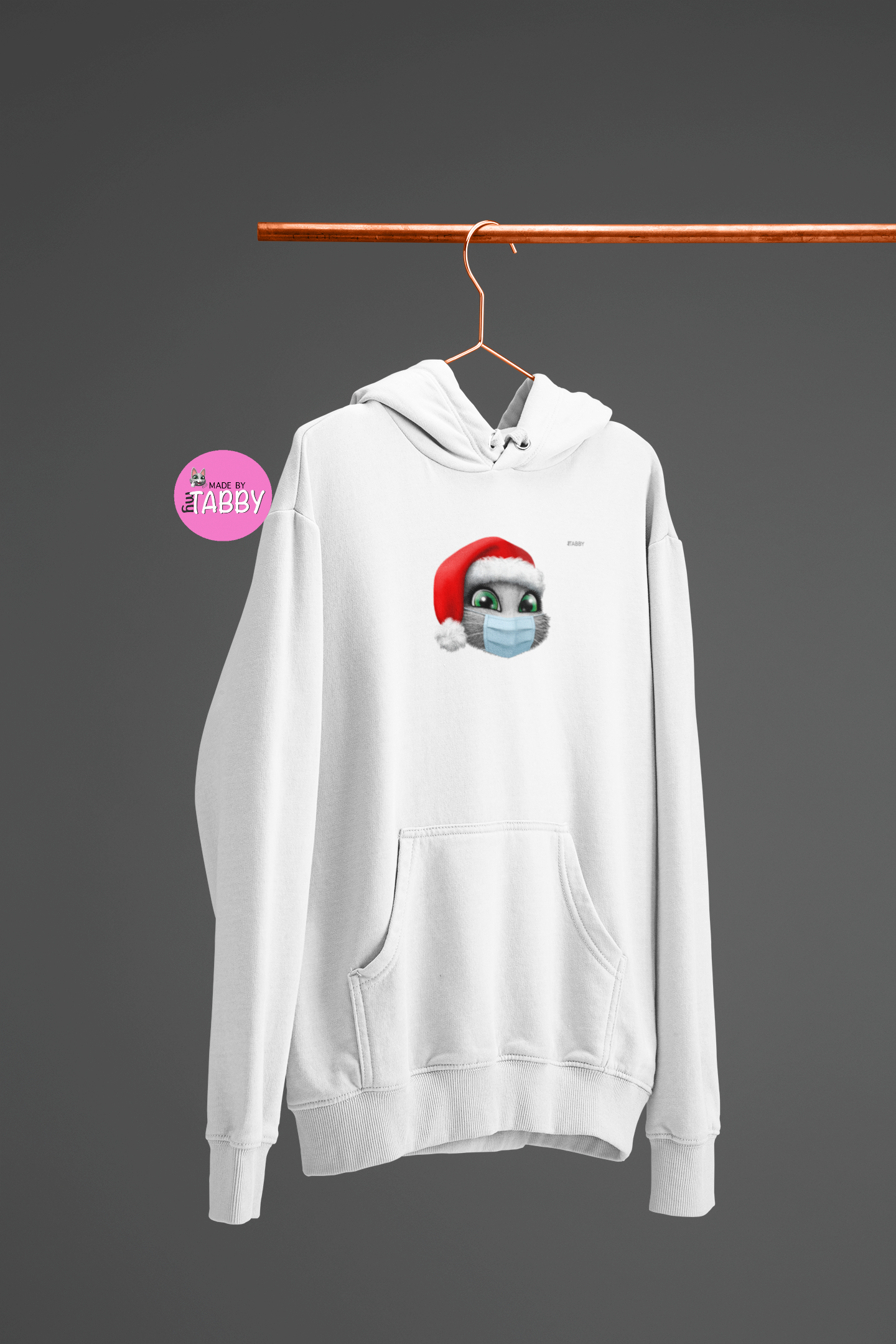 myTabby Cat Edition Hoodie | XMAS with Face Mask | Unisex Hoodie | Unique Gift
