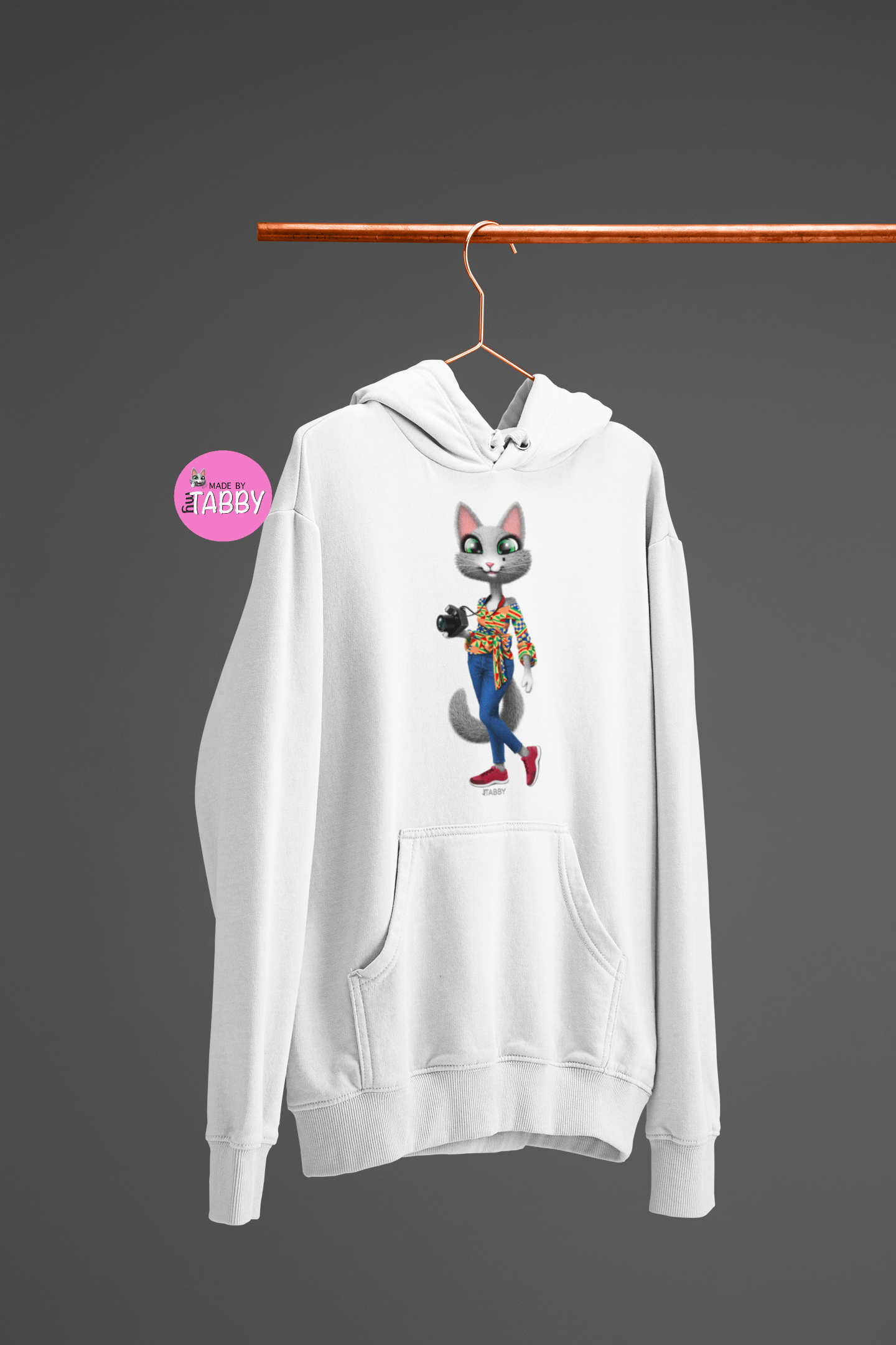 myTabby Cat College Hoodie | AFRICAN STYLE | Unisex Hoodie | Unique Gift