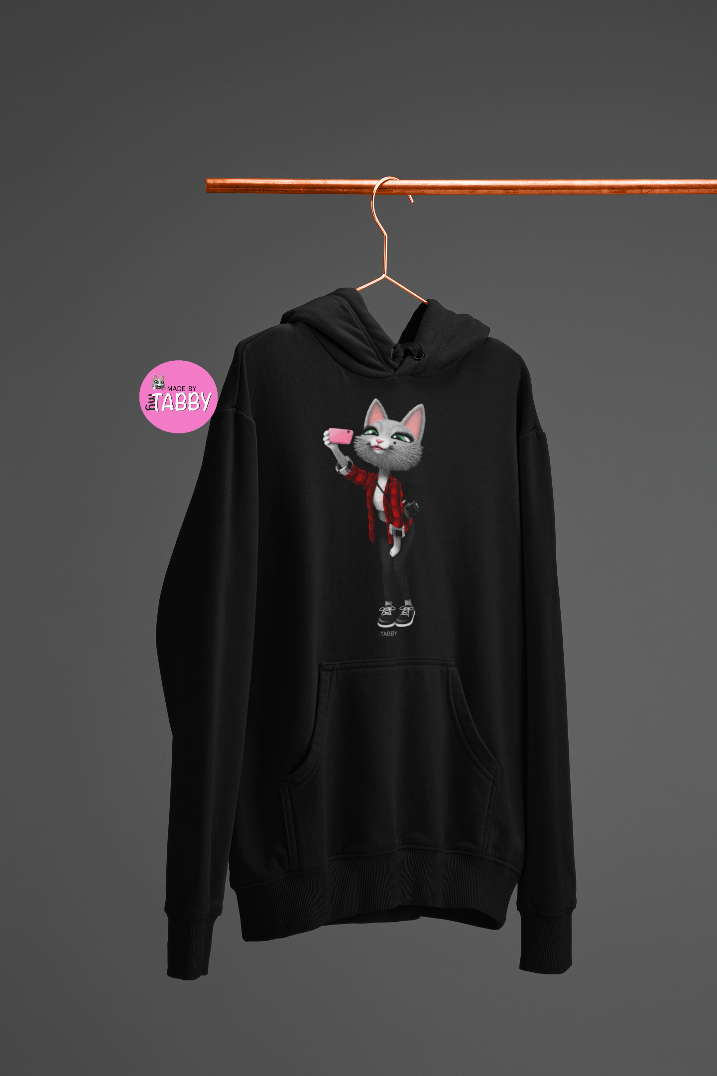 myTabby Cat College Hoodie | I'M A BEAUTY | Unisex Hoodie | Unique Gift