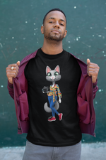 Load image into Gallery viewer, myTABBY Cat Premium T-Shirt | AFRICAN STYLE| Unisex T-Shirt  | Unique Gift
