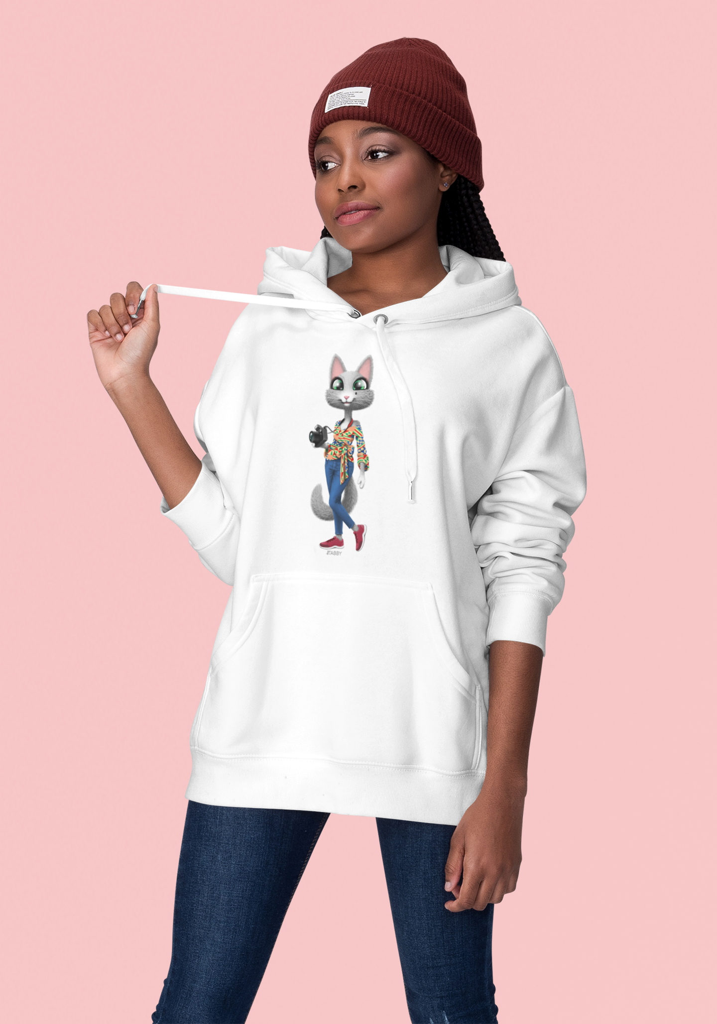 myTabby Cat College Hoodie | AFRICAN STYLE | Unisex Hoodie | Unique Gift
