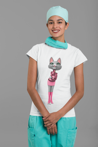 myTABBY Cat Premium T-Shirt | KISSING | Unisex T-Shirt  | Unique Gift