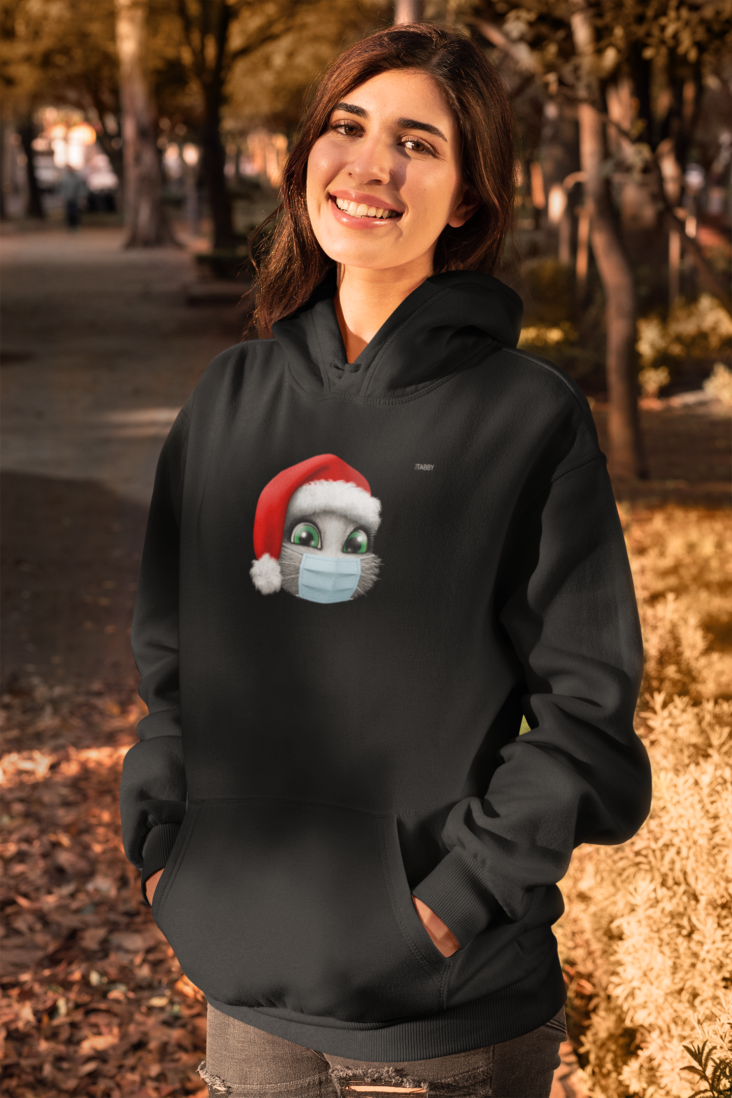 myTabby Cat Edition Hoodie | XMAS with Face Mask | Unisex Hoodie | Unique Gift