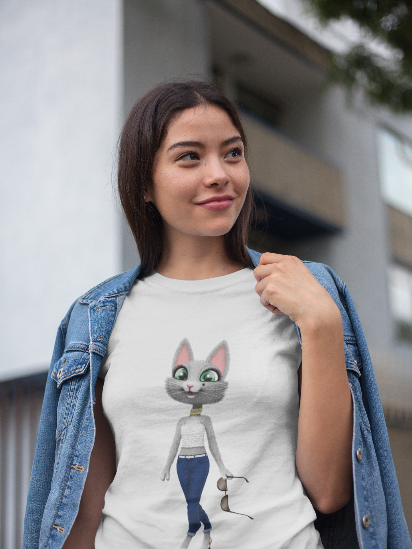 myTABBY Cat Premium T-Shirt | SUNGLASSES | Unisex T-Shirt  | Unique Gift