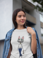 Load image into Gallery viewer, myTABBY Cat Premium T-Shirt | SUNGLASSES | Unisex T-Shirt  | Unique Gift
