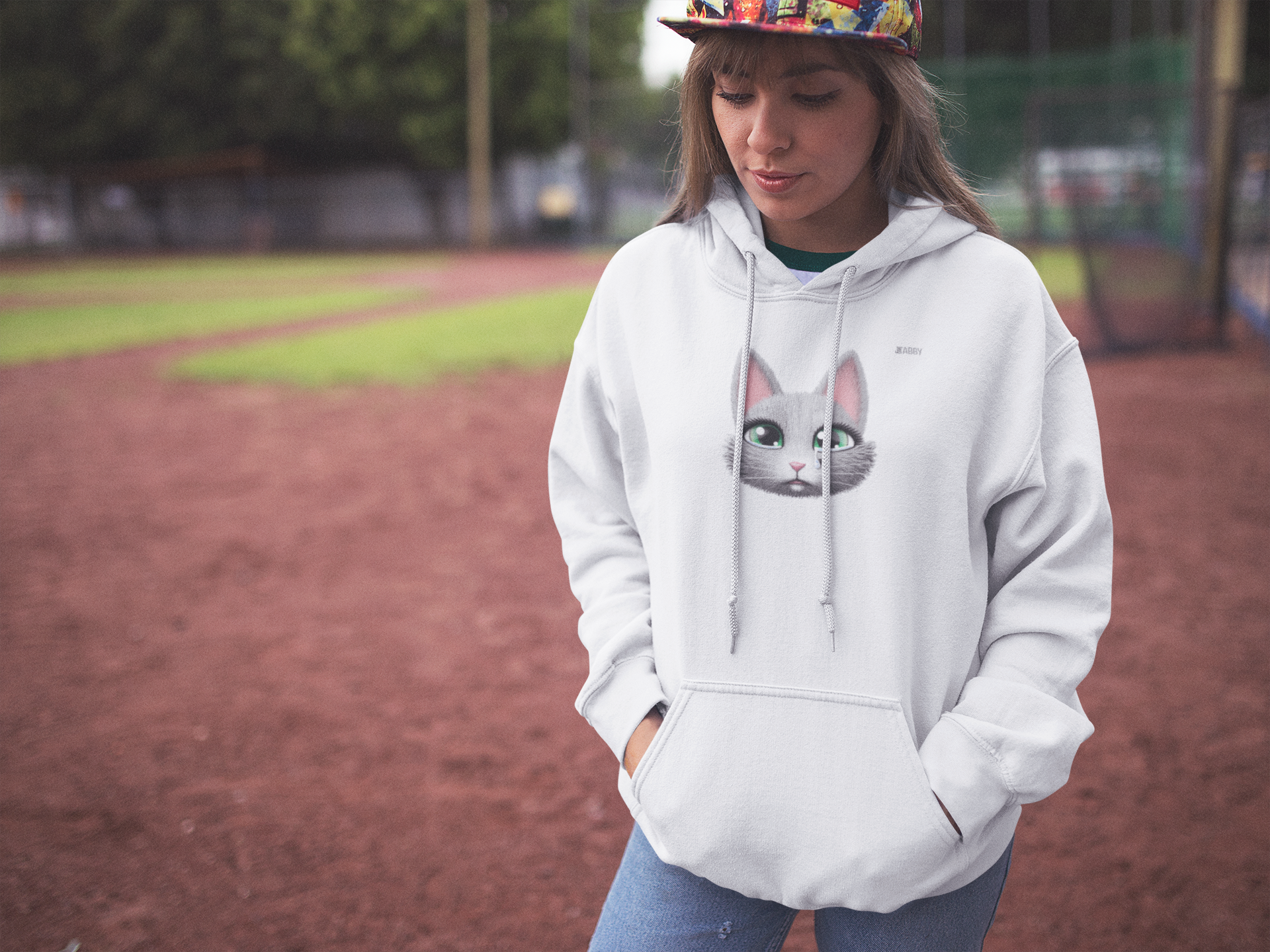 myTabby Cat College Hoodie  | SAD | Unisex Hoodie | Unique Gift