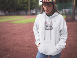 myTabby Cat College Hoodie  | SAD | Unisex Hoodie | Unique Gift