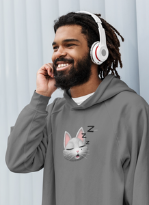 myTabby Cat College Hoodie | SLEEPING | Unisex Hoodie | Unique Gift
