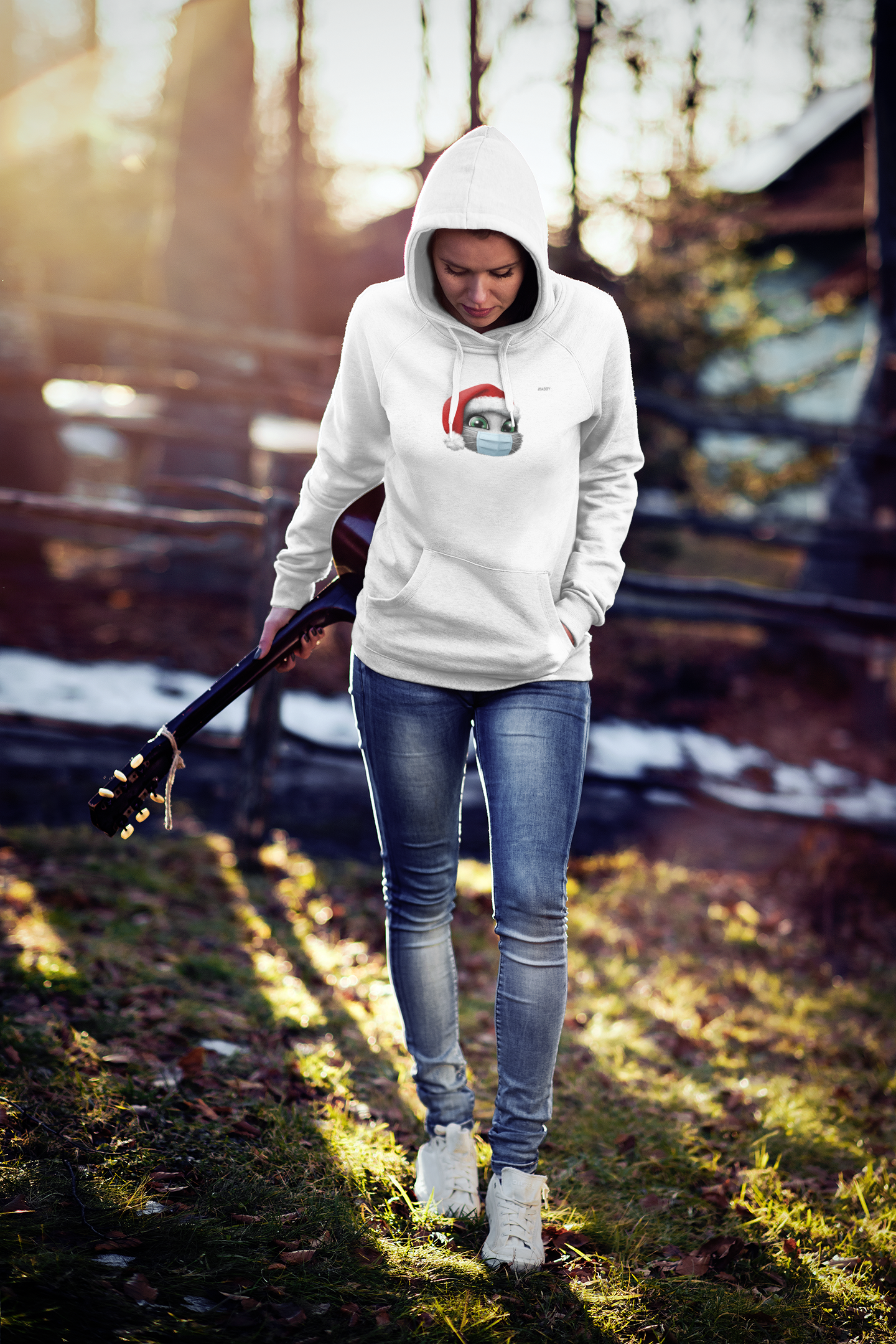 myTabby Cat Edition Hoodie | XMAS with Face Mask | Unisex Hoodie | Unique Gift