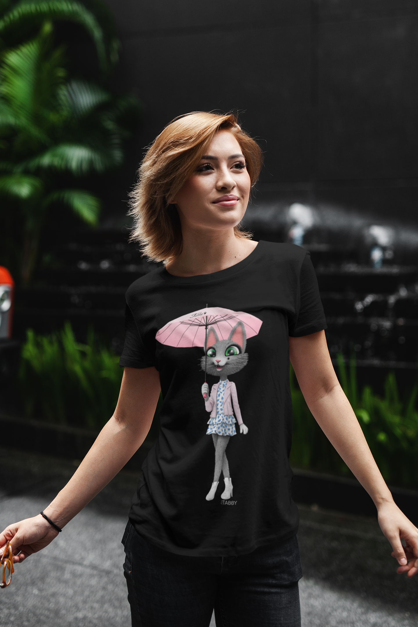 myTABBY Cat Premium T-Shirt | UMBRELLA | Unisex T-Shirt  | Unique Gift