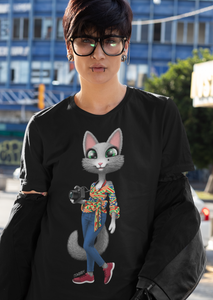 myTABBY Cat Premium T-Shirt | AFRICAN STYLE| Unisex T-Shirt  | Unique Gift